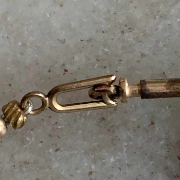 Real Turquoise and Gold Bracelet - Picture 2 of 2